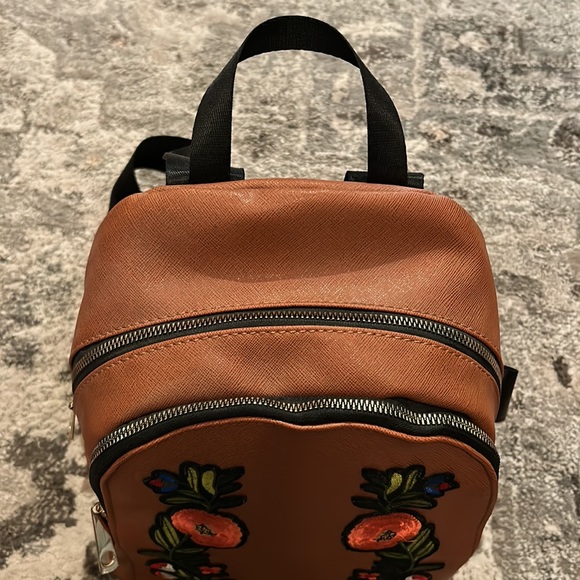 Flower Detail Mini Backpack - Picture 7 of 11